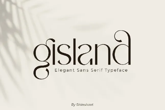 Gisland font