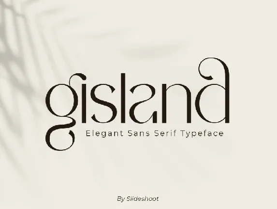 Gisland font