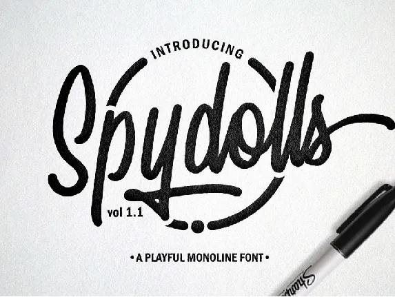 Spydolls Script Free font