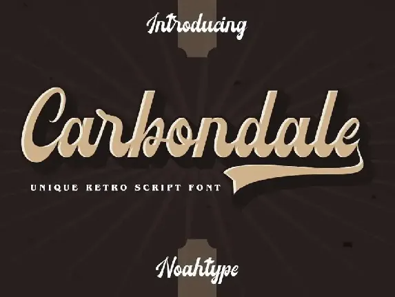 Carbondale Demo font