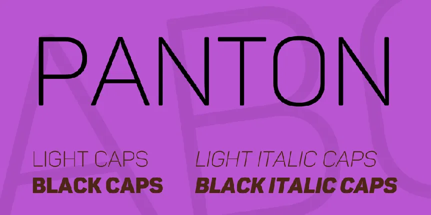 Panton font