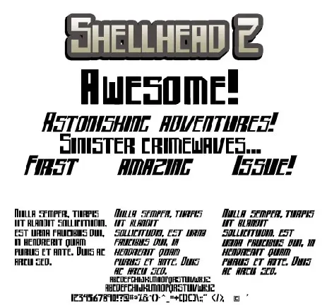 shellhead 2 font