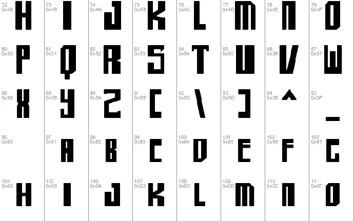 shellhead 2 font