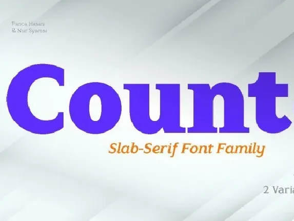 Counte Slab Serif font