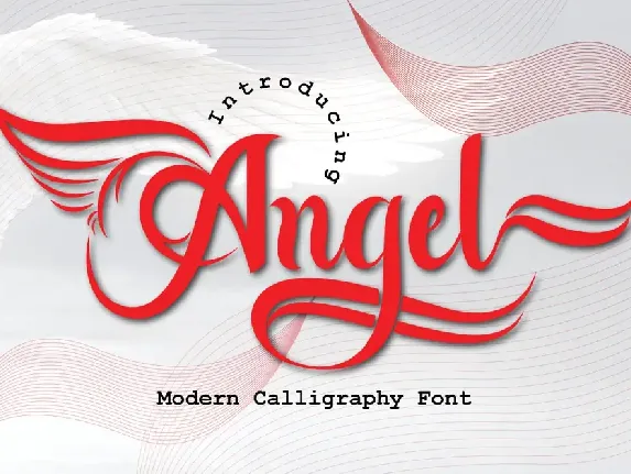 Angel Script font