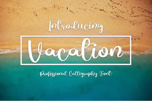 Vacation font