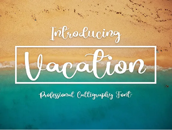 Vacation font