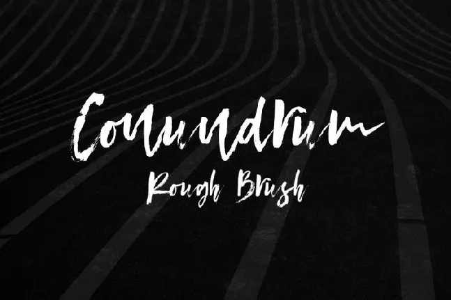 Conundrum font