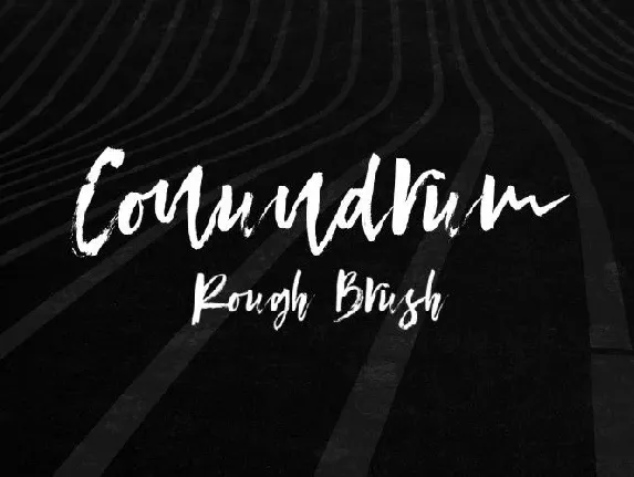 Conundrum font