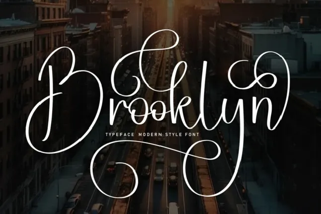 Brooklyn Script font