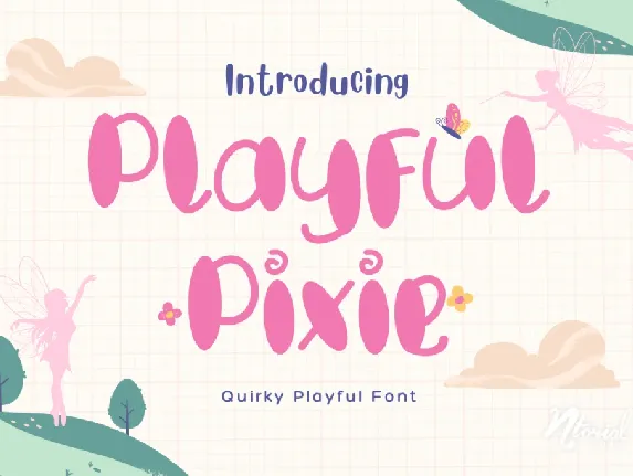 Playful Pixie font