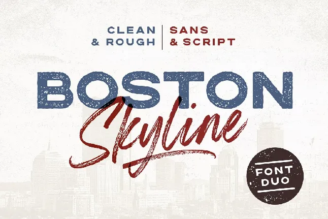 Boston Skyline font