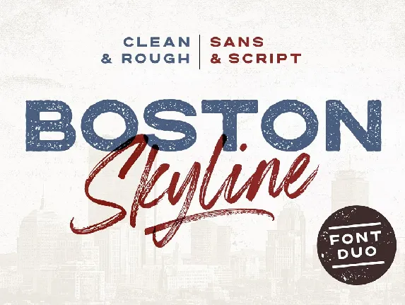 Boston Skyline font