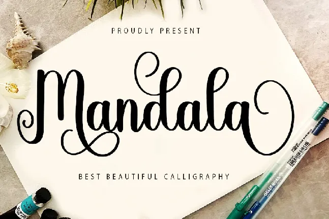 Mandala font