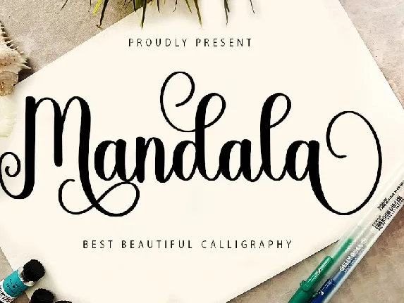 Mandala font