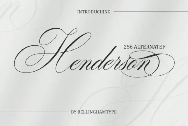 Henderson font