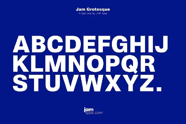 Jam Grotesque Family font