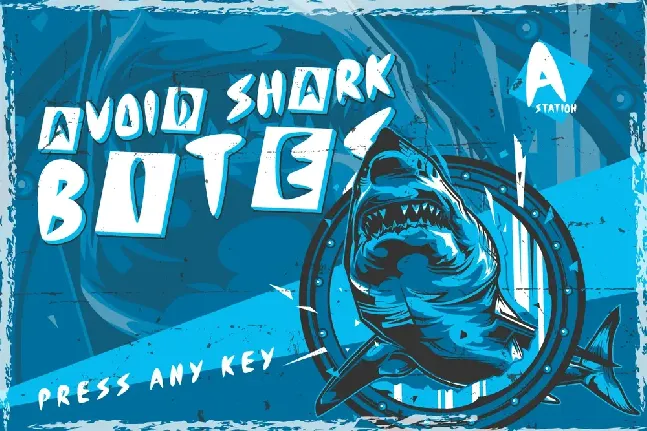 Roughshark Demo font