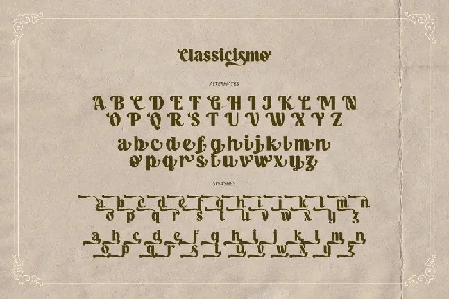 Classicismo font