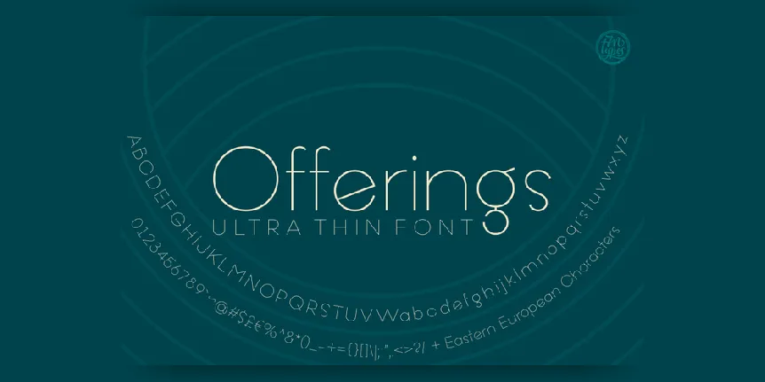 Offerings font