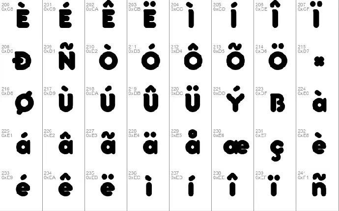 bubbleboddy font