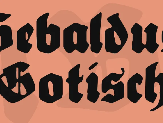 Sebaldus Gotisch font