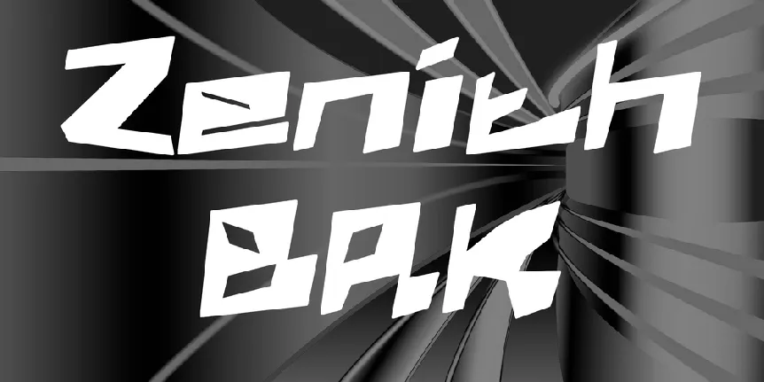 Zenith BRK font