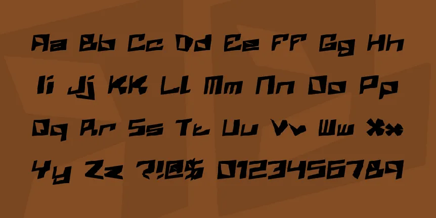 Zenith BRK font