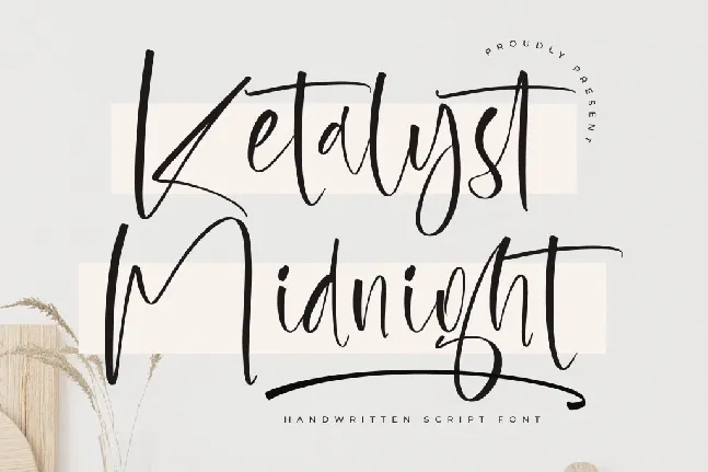 Ketalyst Midnight DEMO VERSION font