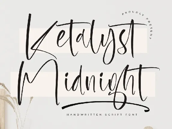 Ketalyst Midnight DEMO VERSION font