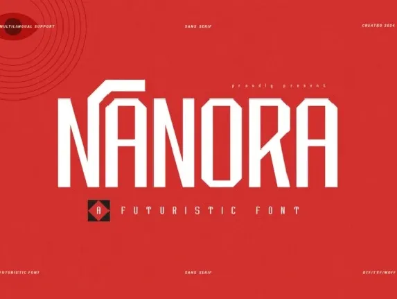 Nanora font