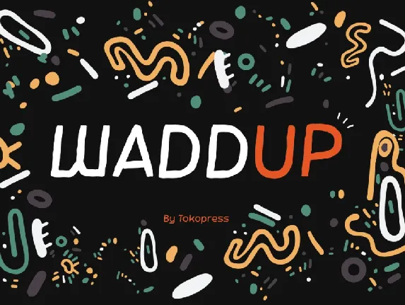 WADDUP font