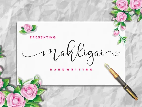 Mahligai Calligraphy font