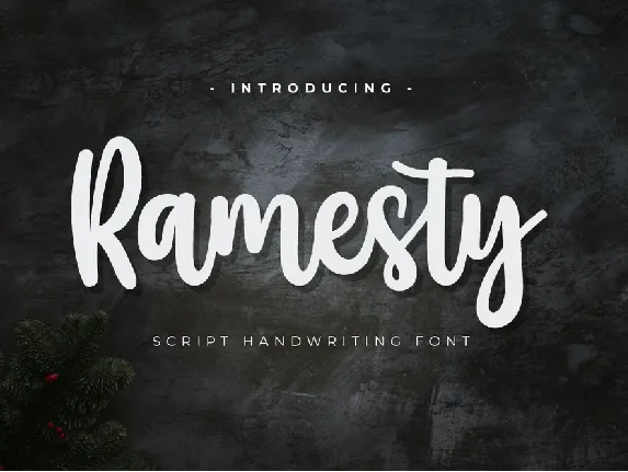 Ramesty font