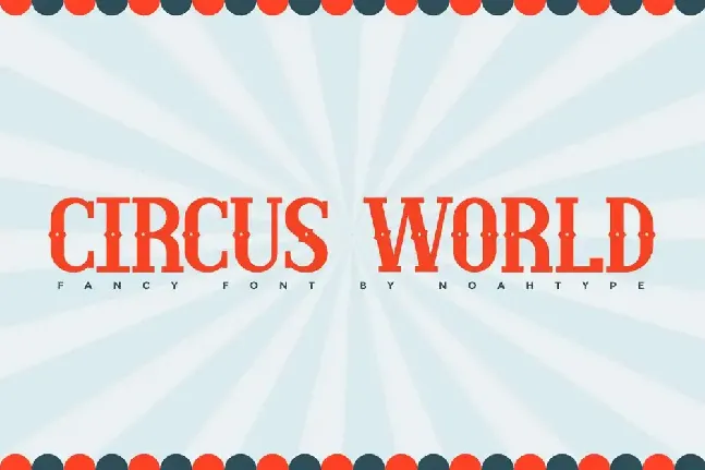 Circus World Demo font