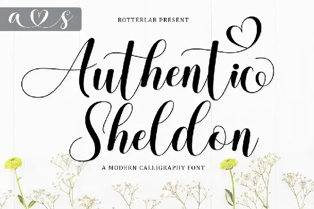 Authentic Sheldon font