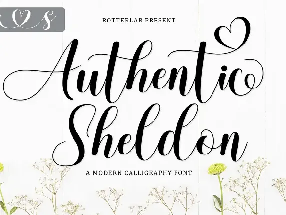 Authentic Sheldon font