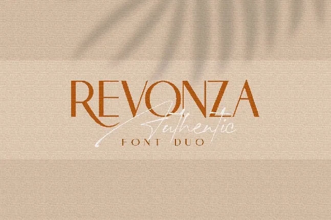 Revonza Authentic font