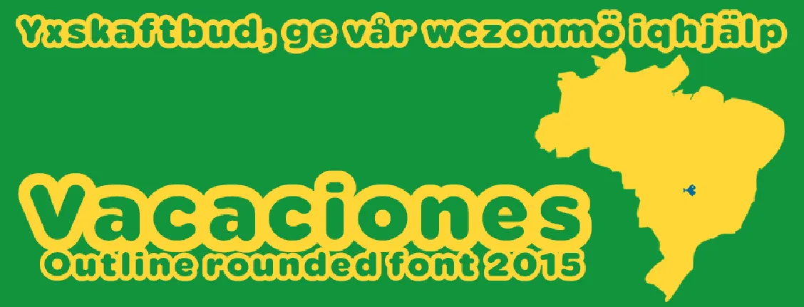 Vacaciones ffp font