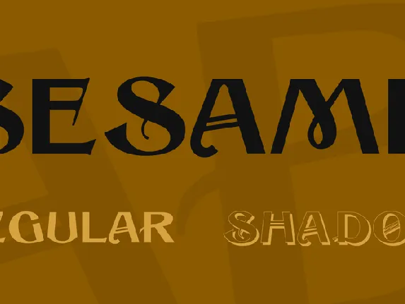 Sesame font