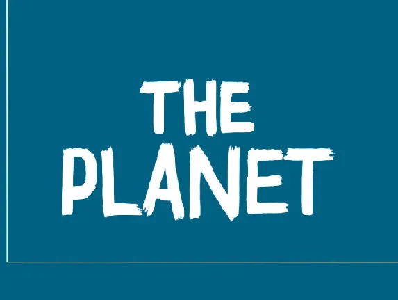 The Planet Display font