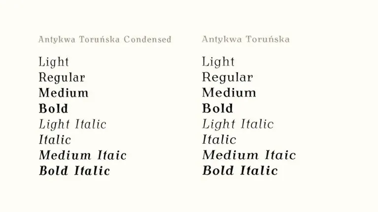 Antykwa Torunska Serif Family font