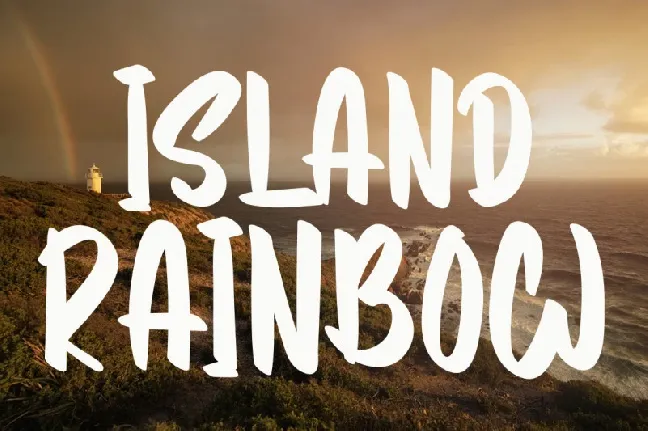 Island Rainbow font