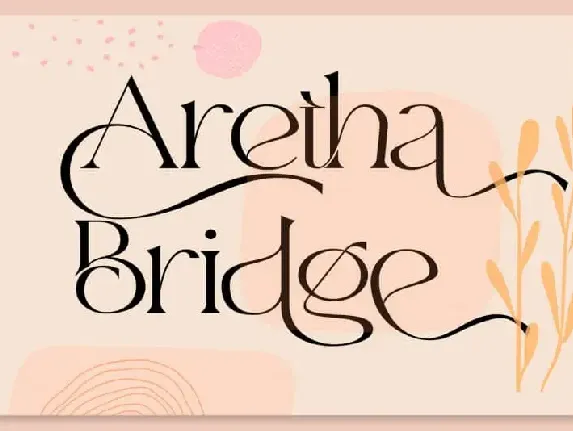 Aretha Bridge Serif font