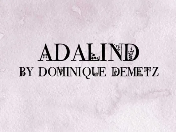 Adalind font