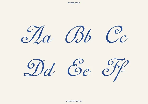 Baxter font