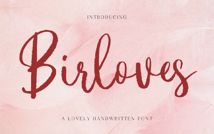 Birloves font