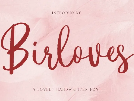 Birloves font