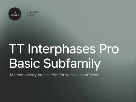 TT Interphases Pro font