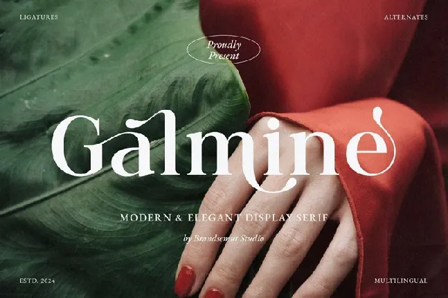 Galmine font